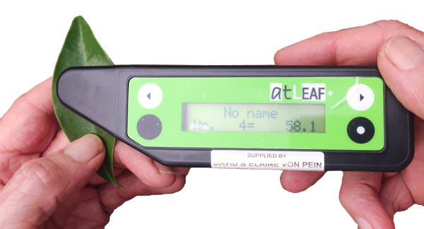 The ‘atLEAF CHL’ meter for measurement of plant chlorophyll content