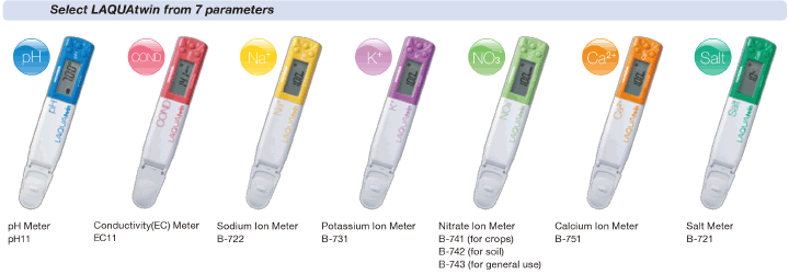 Compact Water & Sap Quality Meters - 11 models in the B-700 Series. Available in Australia from the Meter Man, David von Pein